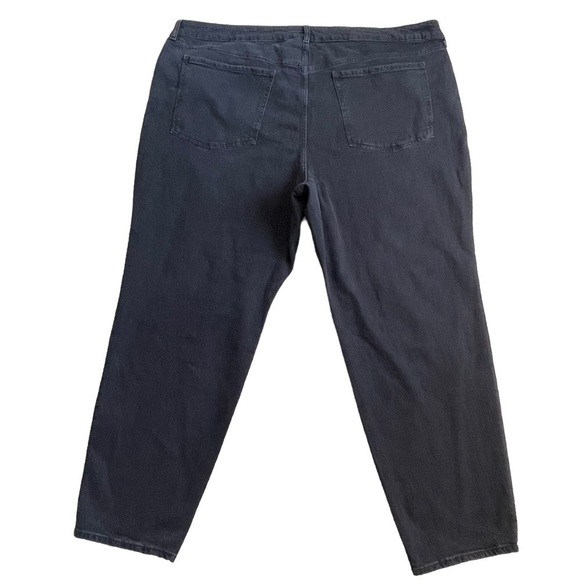 Old Navy Women’s High-Waisted OG Straight Black Jeans Plus Size 28 Mom Denim - Picture 7 of 11